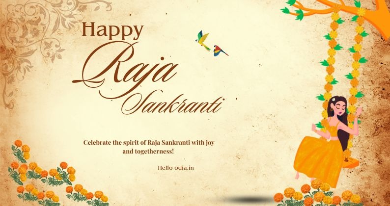 Raja Sankranti, Odisha Festival, 